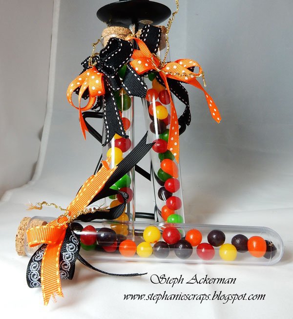 Create adorable Halloween treat container