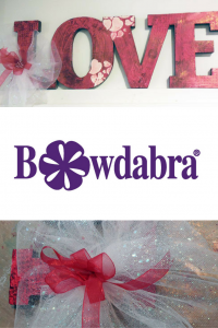 How to make a Bow - Valentine's Day Chipboard Sign