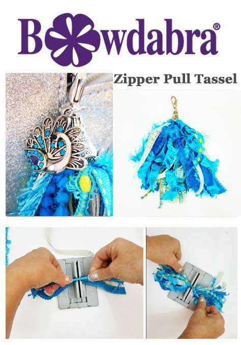 zipper pull tassel