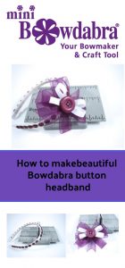Ribbon Button Headband