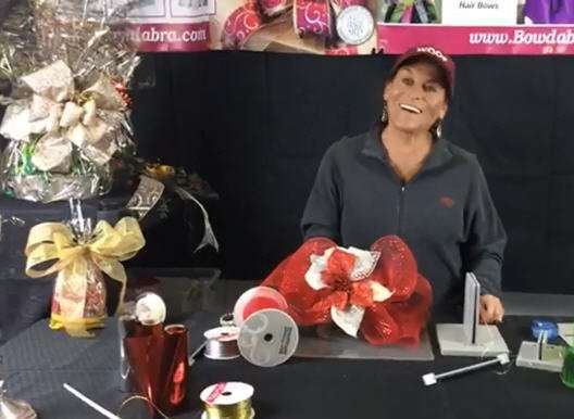 Sandy with Christmas DIY