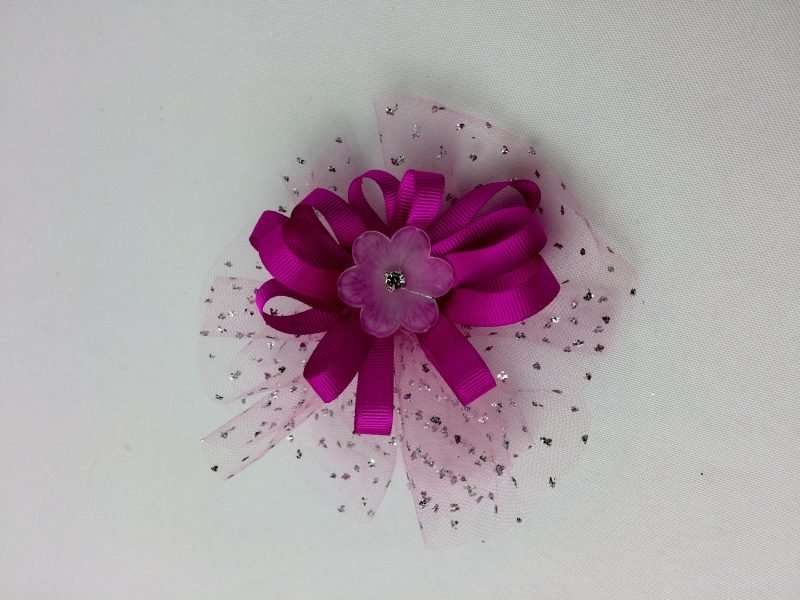 VALENTINE’S DAY SCRUNCHY, LOOPY BOW