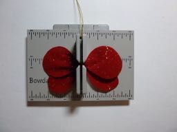 festive butterfly hair bow