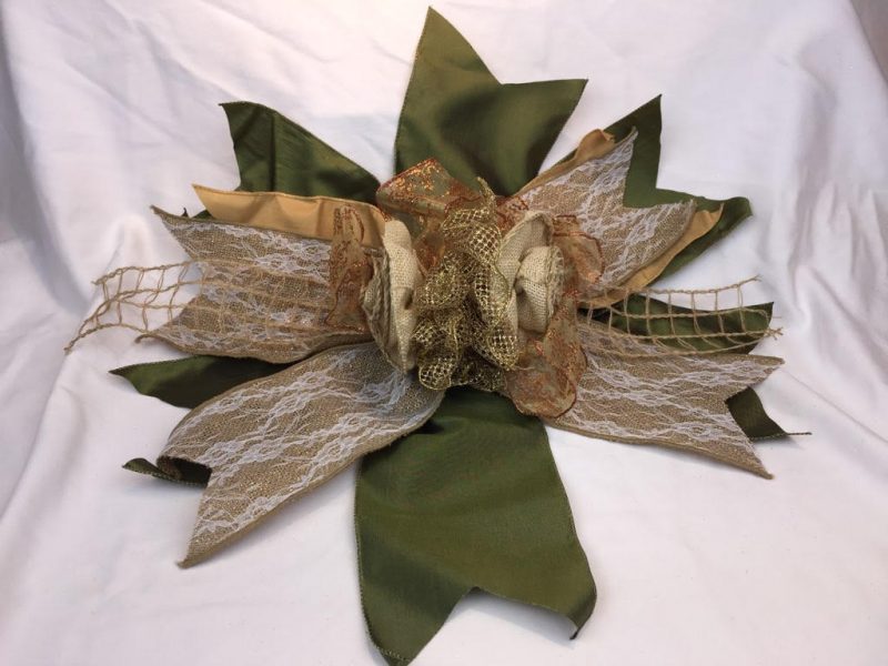 SUPER SIMPLE FALL BOW FOR WREATH OR DOOR