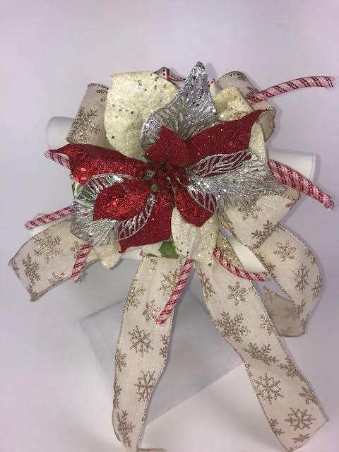 BEAUTIFUL TREE TOPPER / WREATH / PACKAGE BOW