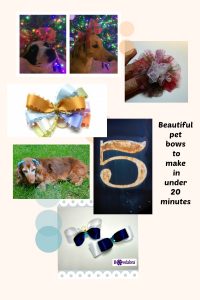 how to make a beautiful pet bows