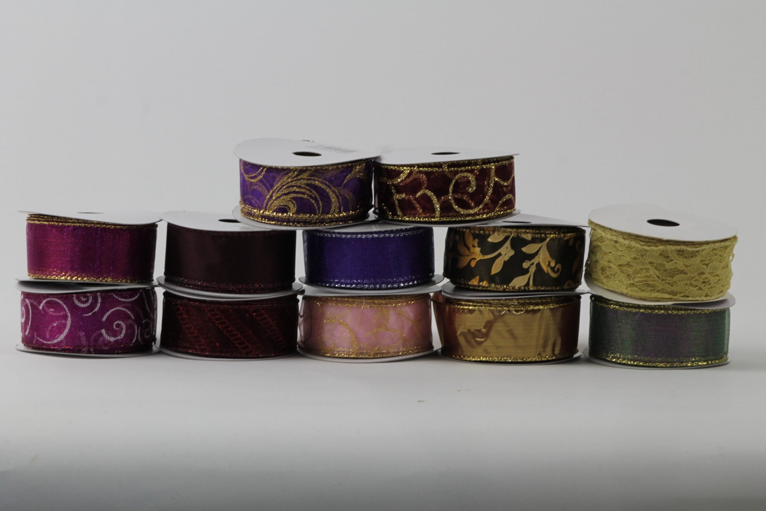 Gorgeous Designer Mix Pattern Ribbon Set of 6