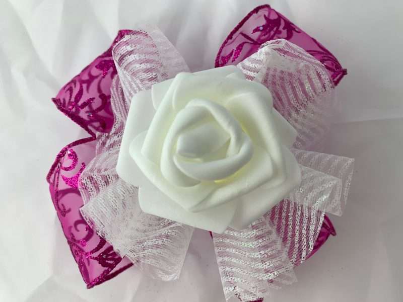 Super simple centerpiece bow