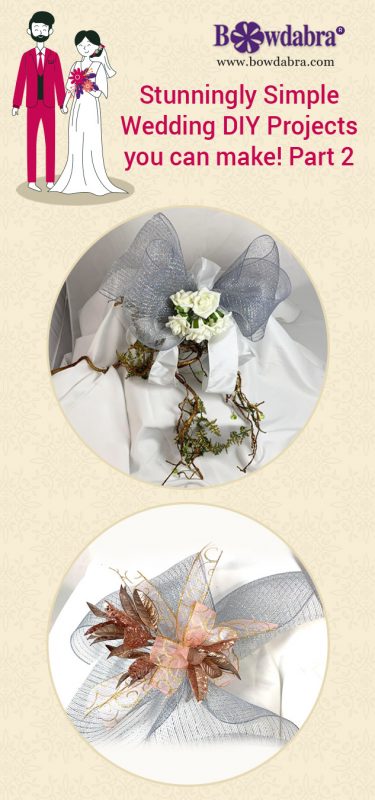 How to make Stunningly Simple Wedding DIY Projects You Can Make!