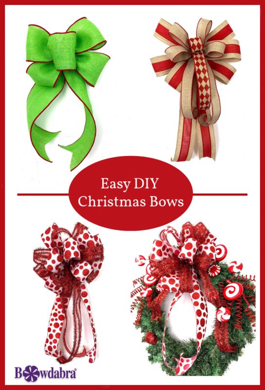 Easy DIY Christmas Bows by Nick of Nick’s Seasonal Décor | Bowdabra