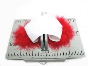 Boa hair bow