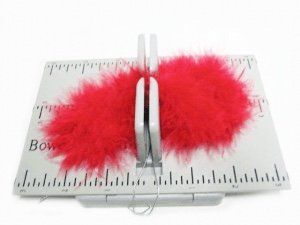 Boa Valentine's Day hair bow