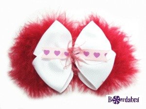 boa hair bow