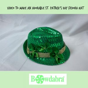 St. Patrick's Day fedora hat