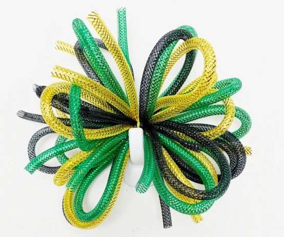 Deco Mesh Tubing Bow