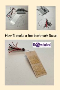 How to Make a Fun Bookmark Tassel from Crafting Scraps