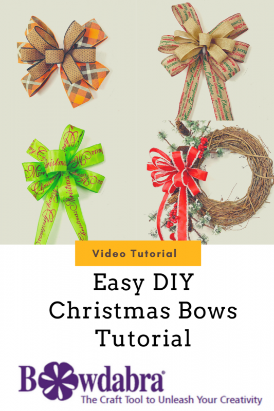 Create Pretty Christmas in July Bows and Wreaths Easy | Christmas Bow
