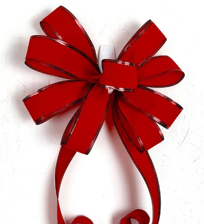 How to make Pretty Red Velvet Bow