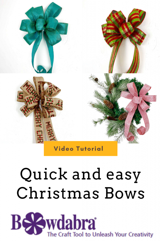 How to Make a Miniature Christmas Wreath and various kinds of Bows for ...
