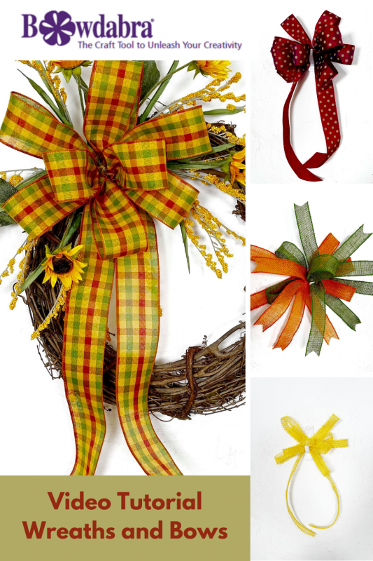 fall bow wreath