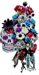 sugar skull Halloween swag