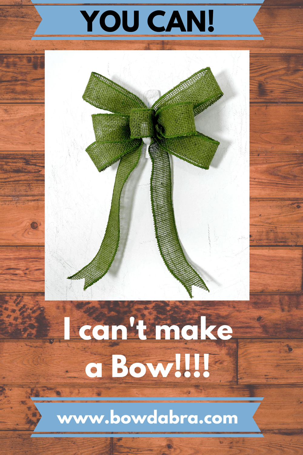 Green mesh ribbon Fall bow