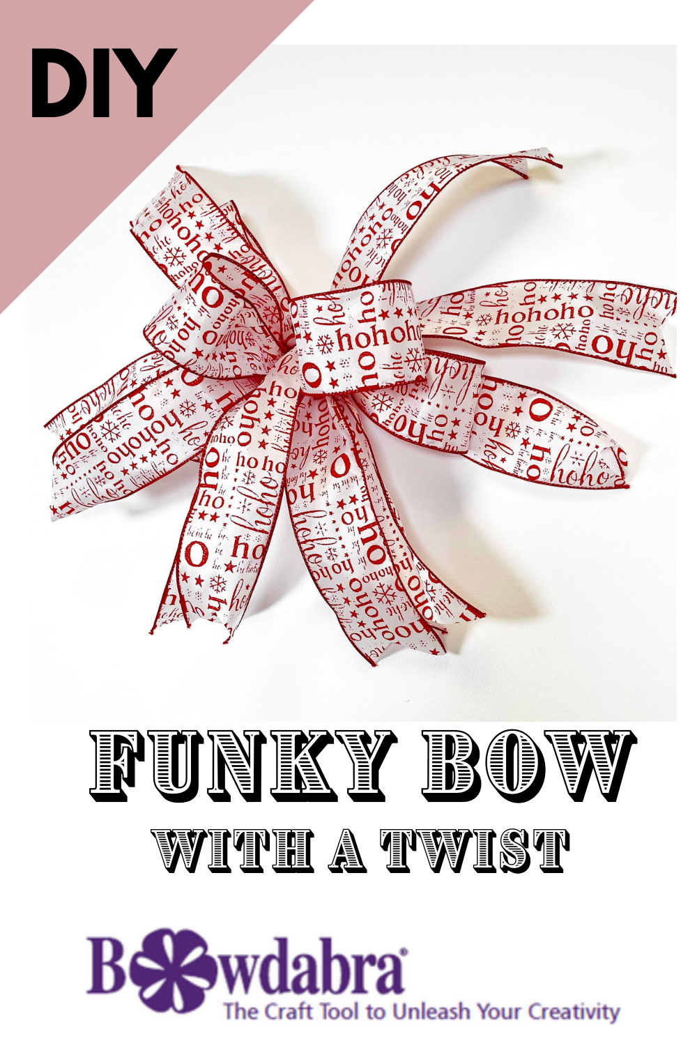 diy funky bow