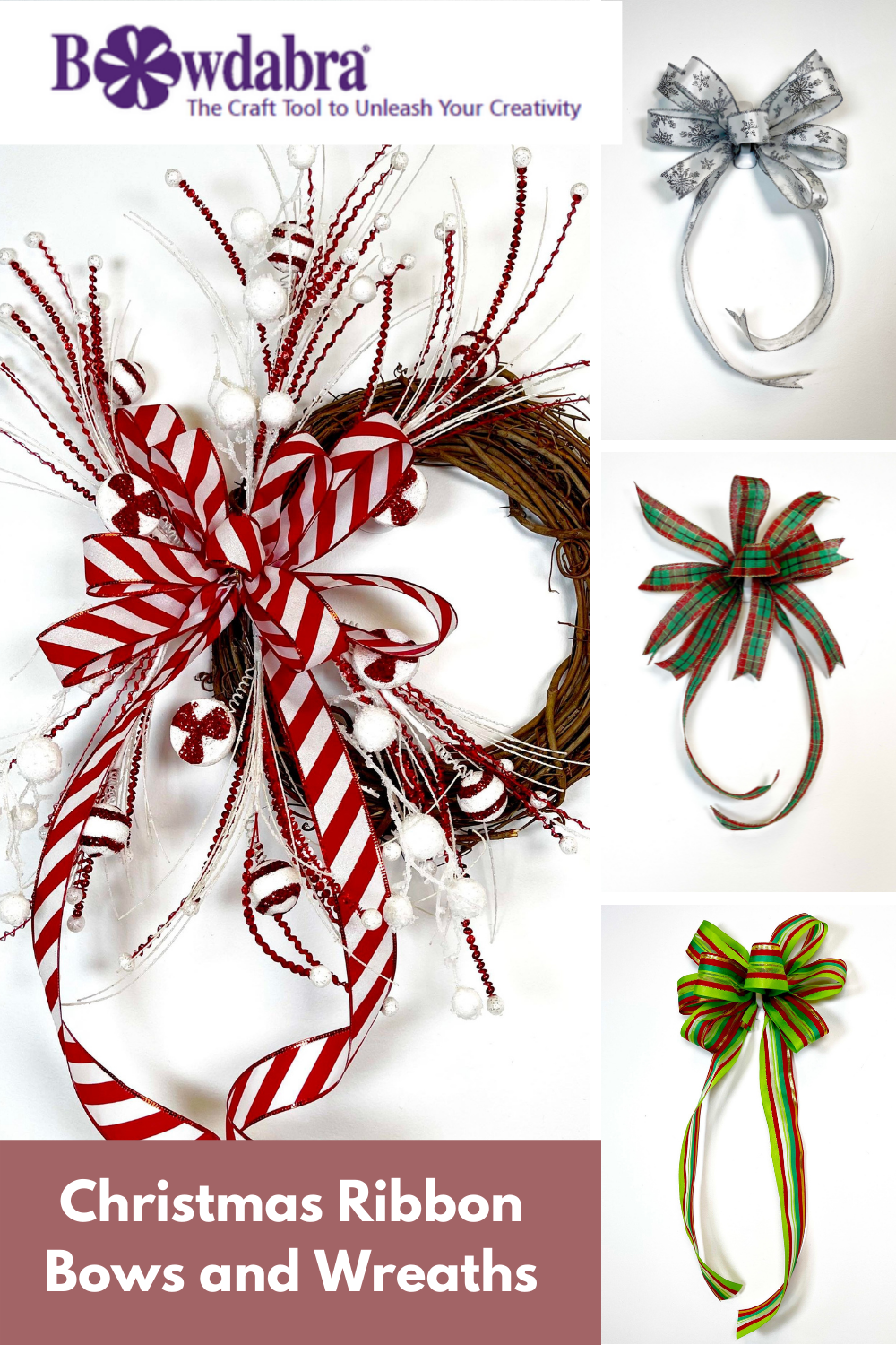 Easy to Make Wreath Bows with Bowdabra, Bowdabra