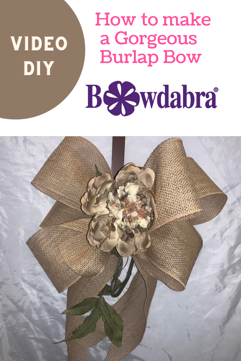 BOWDABRA BOW MAKER WITH FREE GOLD AND SILVER WIRE MAKE BEAUTIFUL BOWS
