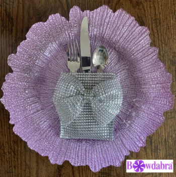 elegant silverware holder