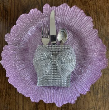 elegant silverware holder