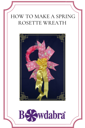 spring rosette wreath