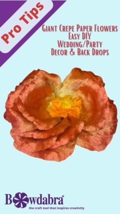 giant crepe paper flower 