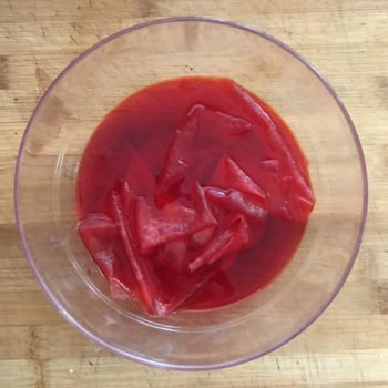 Soak Dryer Sheet in Food Coloring Water