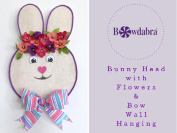 Bunny wall hanging