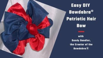 perfect patriotic hair bow