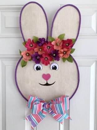Bunny wall hanging