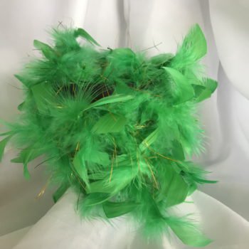 Ice Cream Container Gift Box with Feathers