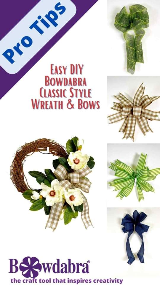 Easy DIY Classic Style Wreath & Bows – Bowdabra Crafts
