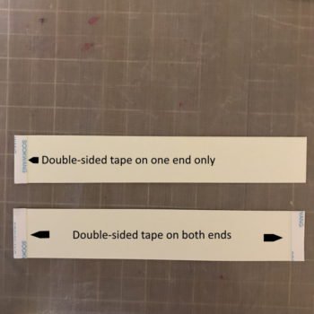 Add Double Sided Tape to Ears