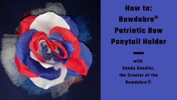 patriotic ponytail holder 