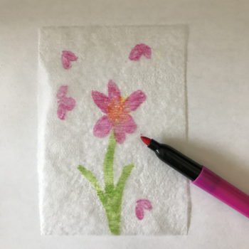 Color Dryer Sheet with Markers