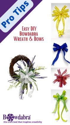 DIY Summer Wreath & Bows