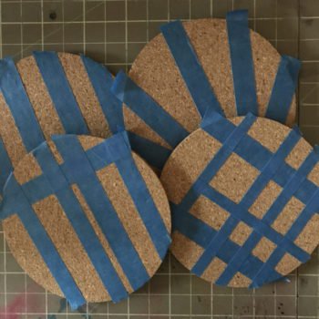 Tape Design on Coaster