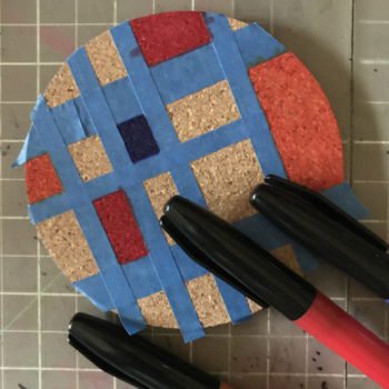 Color Sections with Permanent Markers