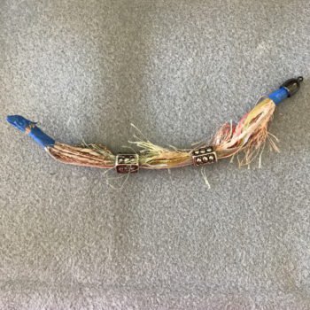 Ribbon Bracelet with Focal Beads in Place