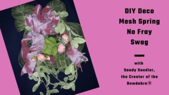 mesh no-fray spring swag