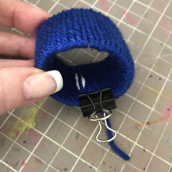 Secure Glued End with Binder Clip