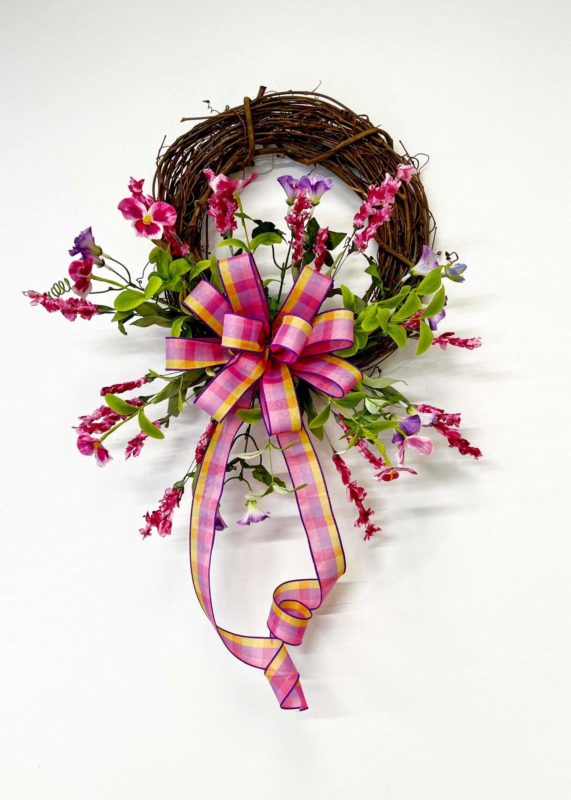 DIY Summer Bow Wreath 