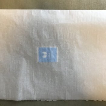 Bubble Wrap between Parchment Layers